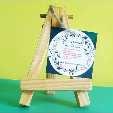 6 inch Mini Wooden Easel Set of 10