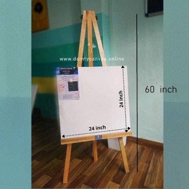 Wooden tripod painting display easel 