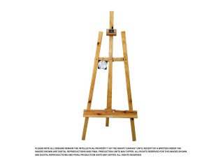 Multi purpose wooden painting stand 