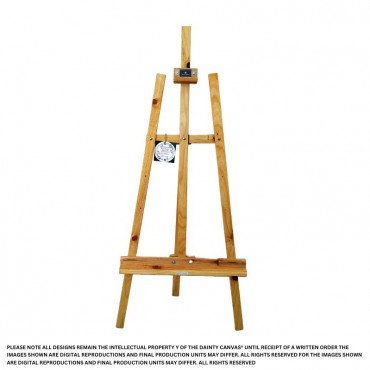 Multi purpose wooden painting stand 