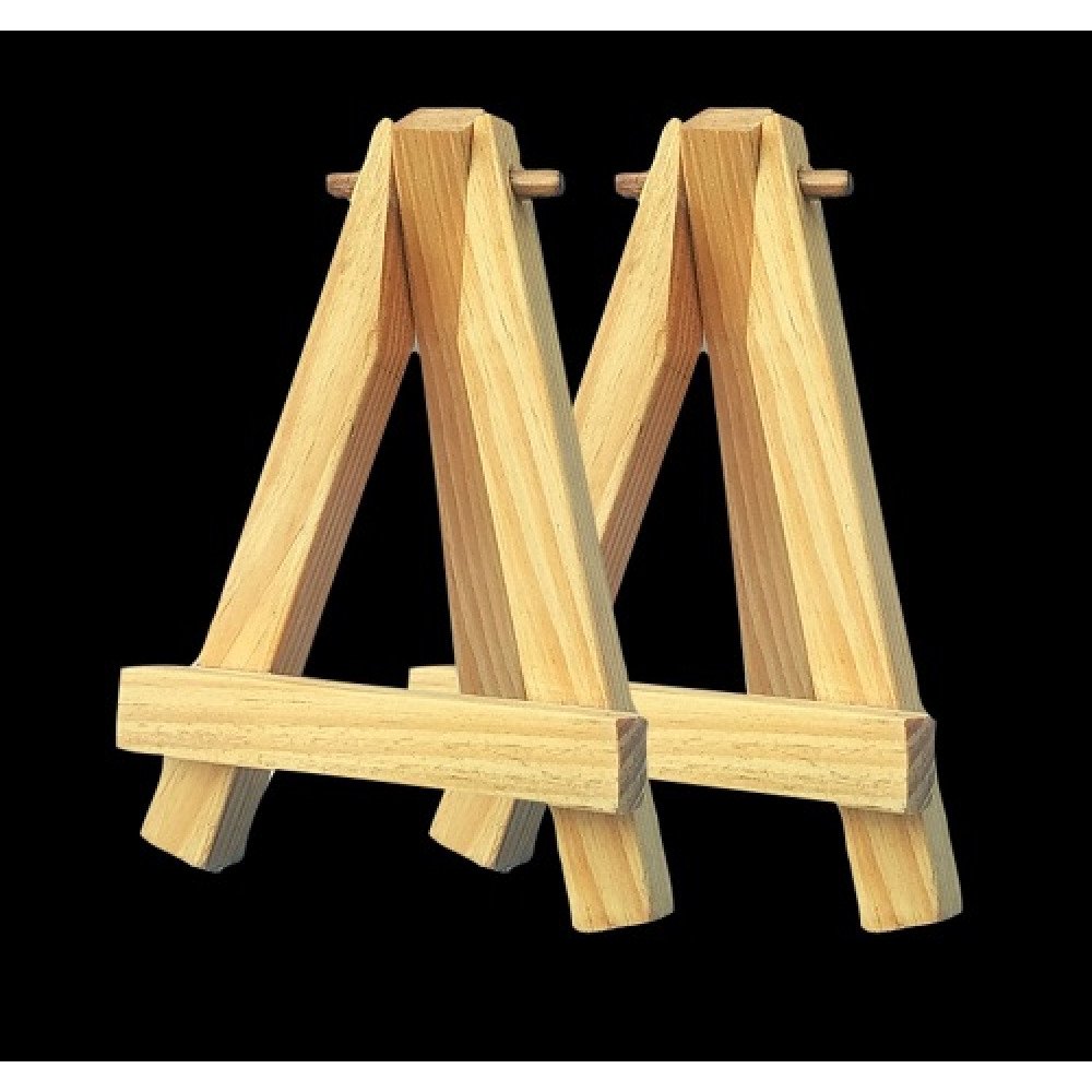 6 inch Mini Wooden Easel Set of 2