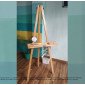 Wooden tripod painting display easel 