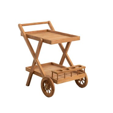 Timber Cart Wooden Trolley Display
