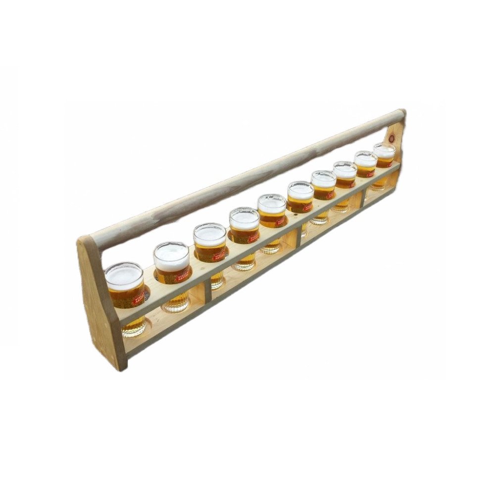 Beer Glass Holder Display with Glasses