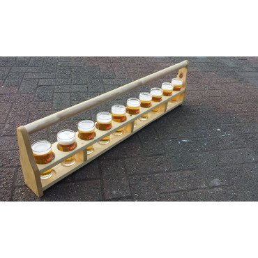Beer Glass Holder Display with Glasses