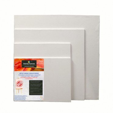 Canvas Board Artist Grade combo pack of 4, (12x16 / 16x16 / 20x20 / 24x24 inch)