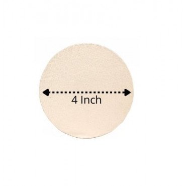 4" Inch Mini Round Canvas Board 