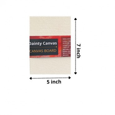  Canvas Board 5x7 pack of 12