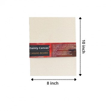 Canvas Board 8x10 inch Combo pack of 24