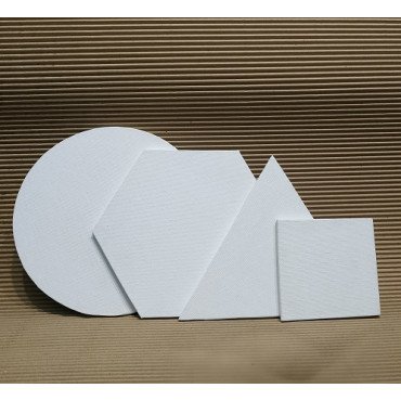 30" Inch Premium Hexagon shape Canvas Board 