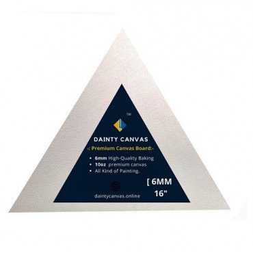 16" Inch Premium Triangle shape Canvas Board