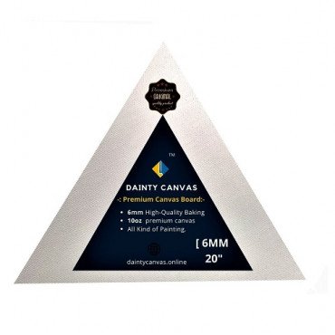 20" Inch Premium Triangle shape Canvas Board 