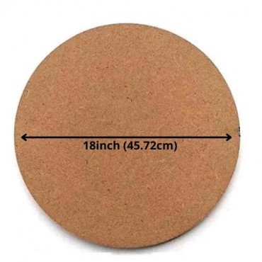 18" Inch Circle Shape 4MM MDF Craft Board