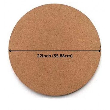 22" Inch Circle Shape 4MM MDF Craft Board