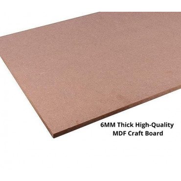 8x8 inch MDF Craft Board 6mm multiple size available 