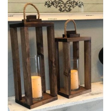   Lantern Wooden for candle