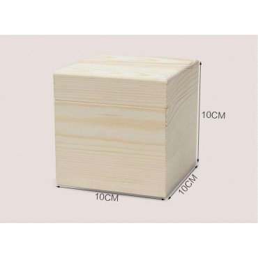 Cubic Wooden Box 