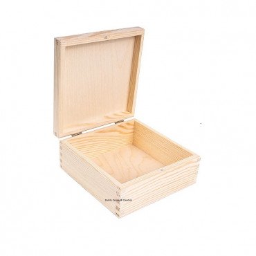 Mini Square Wooden Box 