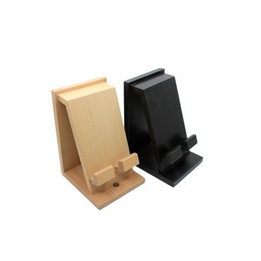 Black Shade Wooden Mobile Stand
