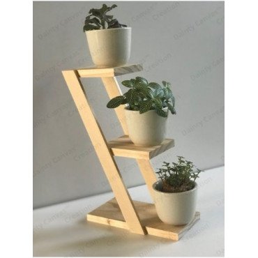 Wooden Planter Stand 3 Tiers 