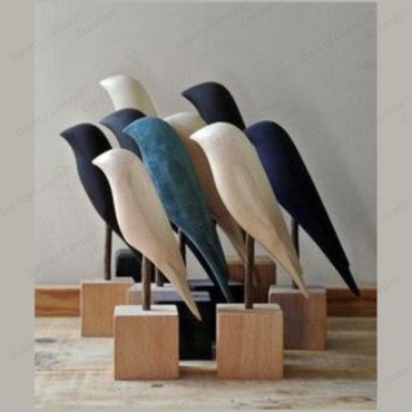  Colorful Birds Sculpture For Home Interior 