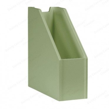 Green Shade Wooden File Holder