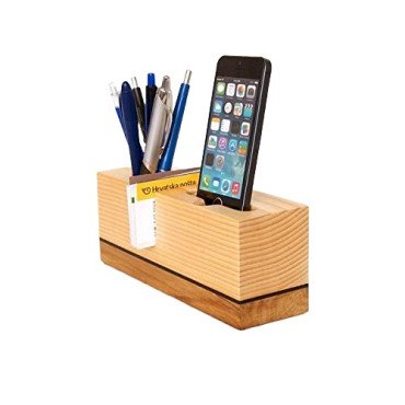 Timber Tidy Phone Stand & Desk Organizer