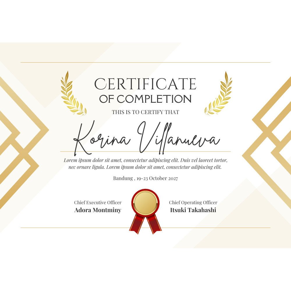 A5 Size Premium Certificates 