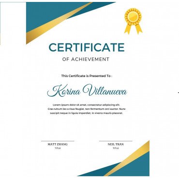 A4 Size Premium Certificates 