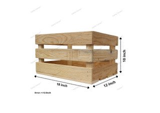 Wooden Crates 1ft x 1.5ft Full Size set of 1