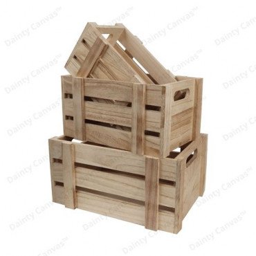 Wood Crate for Home Decor