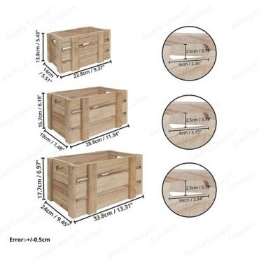 Wood Crate for Home Decor