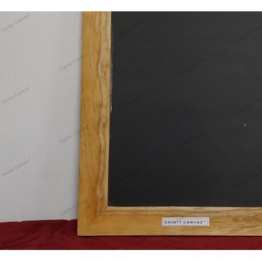 Wooden Framed Chalk Board 2ft x 3ft Large size Double sided 