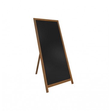 Easel Black Chalkboard Single Side, 3.3x1.4ft