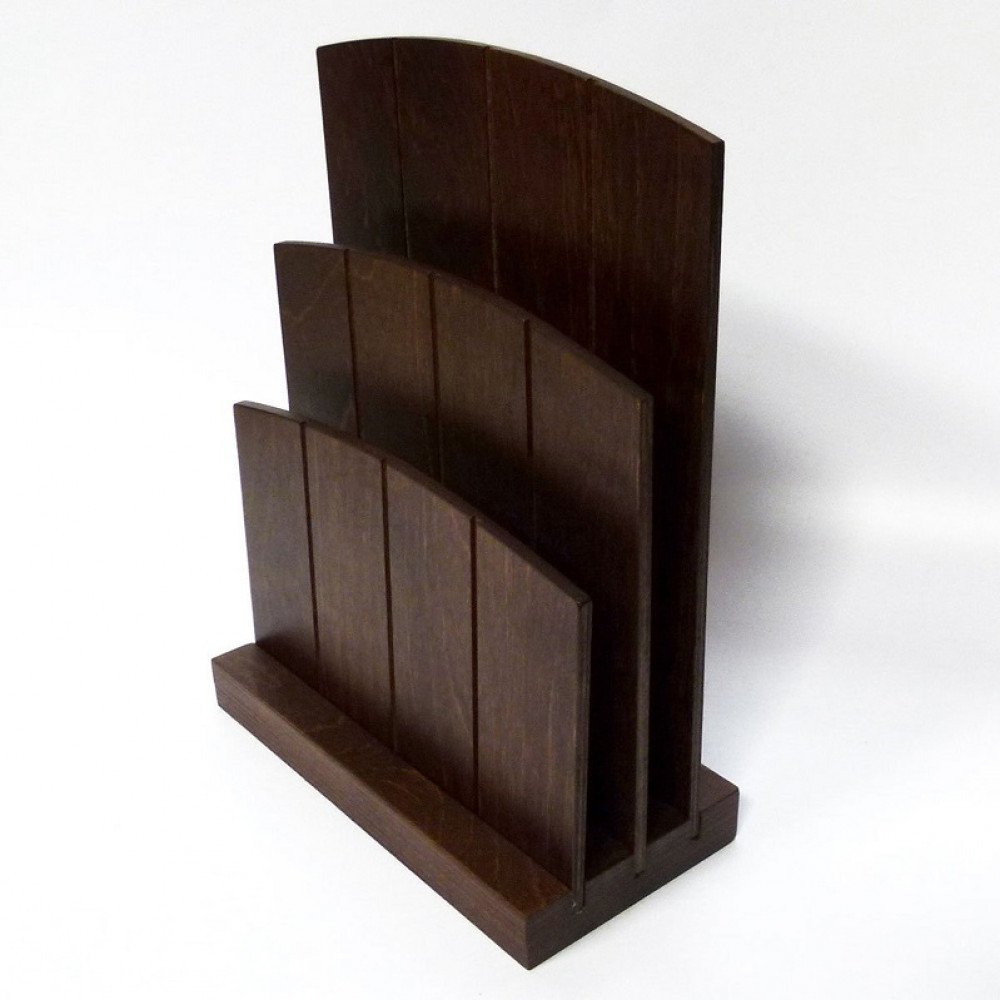 Wooden Books/Magazine Holder