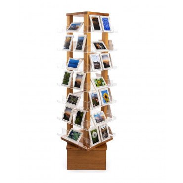 Wooden Displays for cards, magazine, books