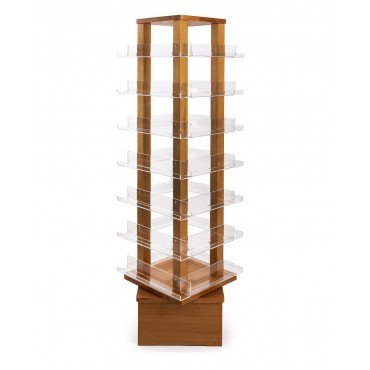 Wooden Displays for cards, magazine, books
