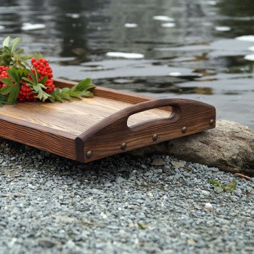 Dainty Wooden Serving Tray
