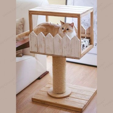 Wooden Cat House