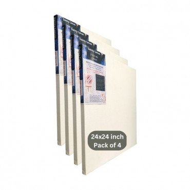 24x24 Inch Stretched Canvas Combo pack of 4