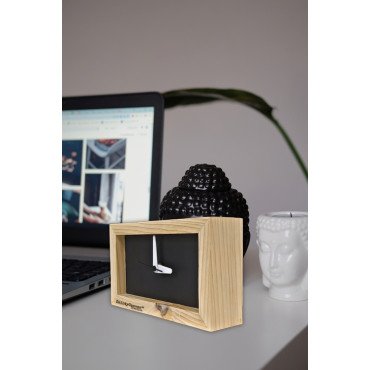 Rectangular Wooden Desktop Table Clock