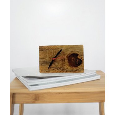 Brown Wooden table clock