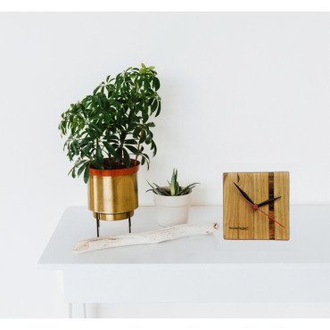 Architectural  Wooden table clock