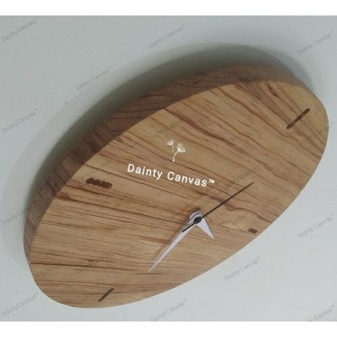 Round Wooden Wall Clock