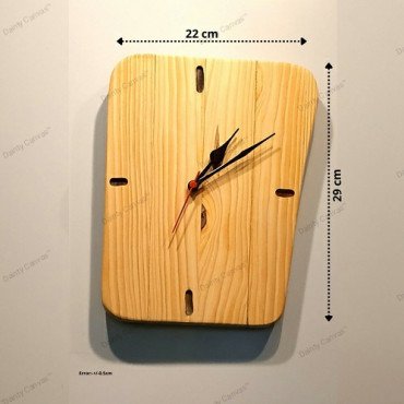 Luxury Natural Wood Wall Clock