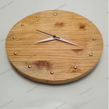 Wooden Wall Clock Large Size