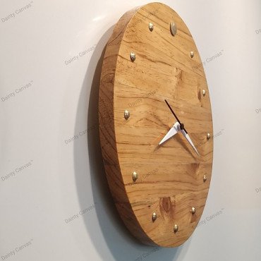 Wooden Wall Clock Large Size