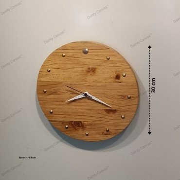 Wooden Wall Clock Large Size