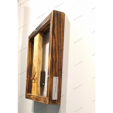 Square Wooden wall clock