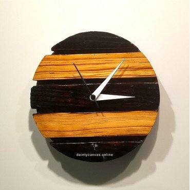 Handmade Wooden Wall Clock